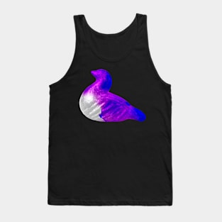 Simple purple bird Tank Top